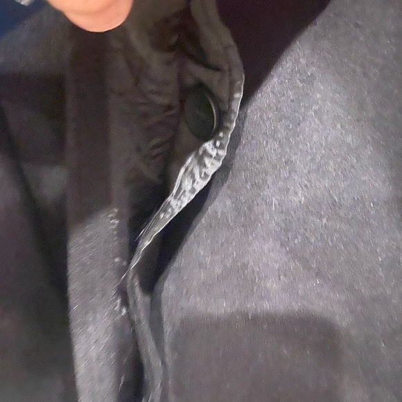 Cole Haan Signature Wool Blend Convertible Collar Button Front Coat Size 8 NWT - Picture 8 of 9